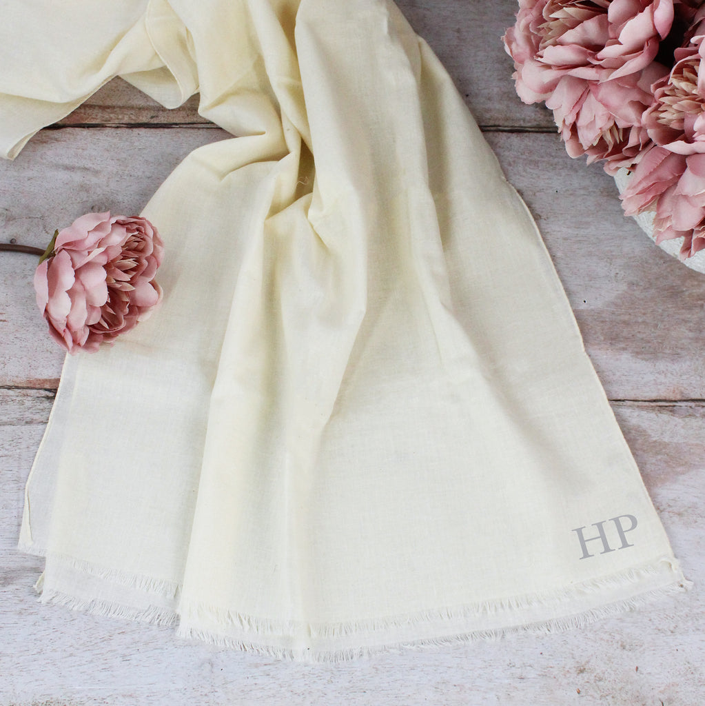 Personalised Organic Cotton Scarf