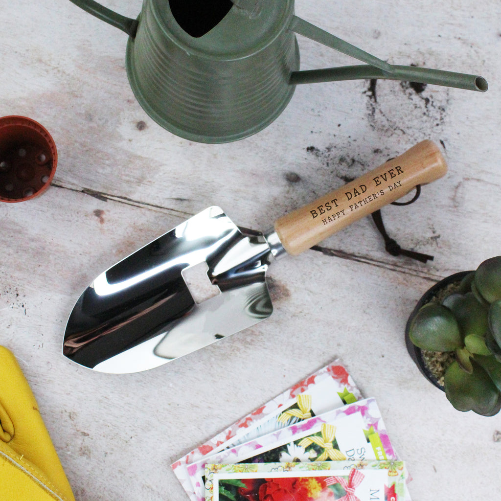 Personalised Dad’s Garden Trowel with Beer Bottle Opener