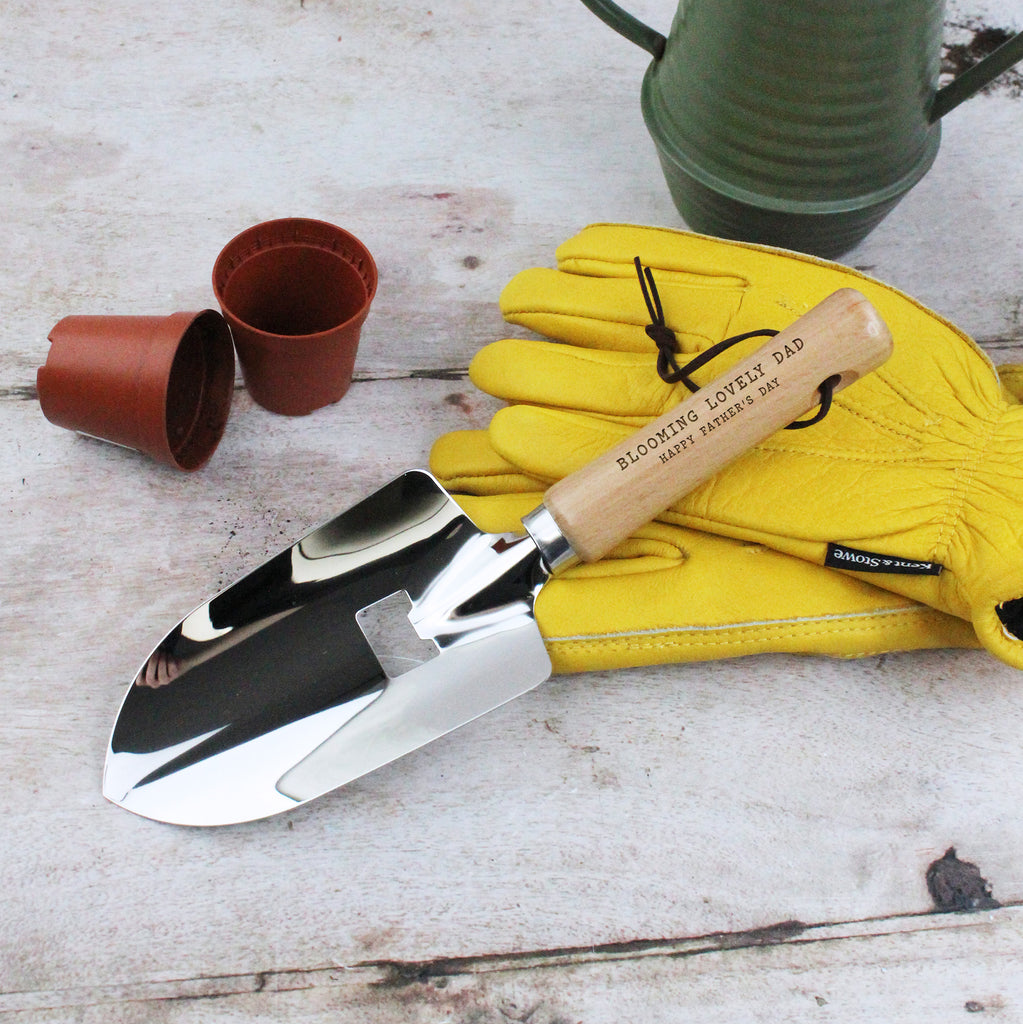 Personalised Dad’s Garden Trowel with Beer Bottle Opener