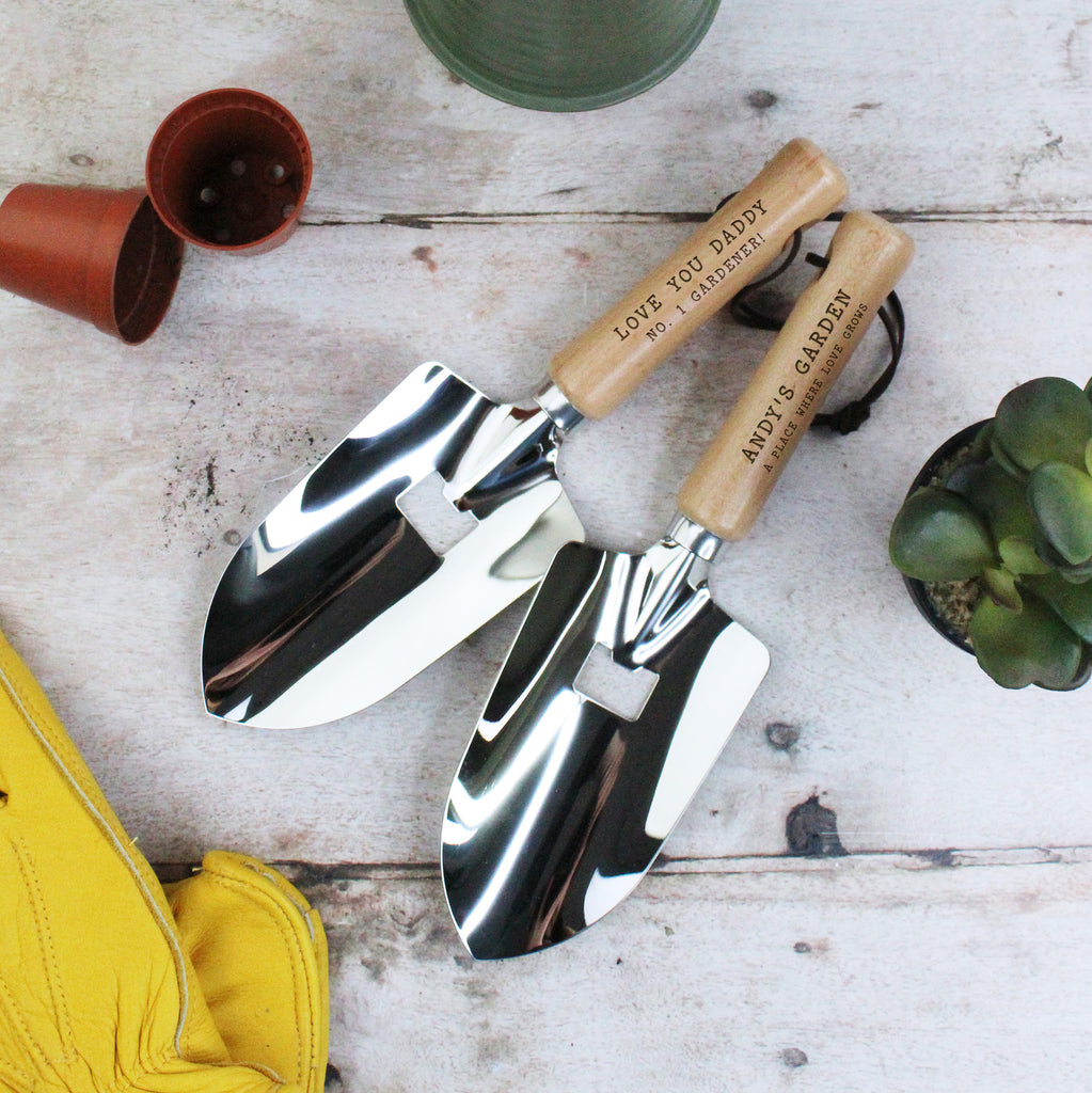 Personalised Dad’s Garden Trowel with Beer Bottle Opener