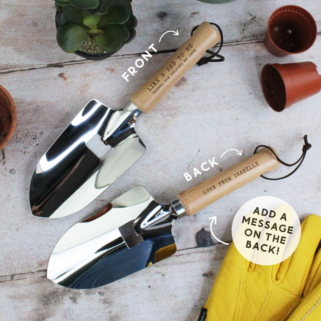 Personalised Dad’s Garden Trowel with Beer Bottle Opener