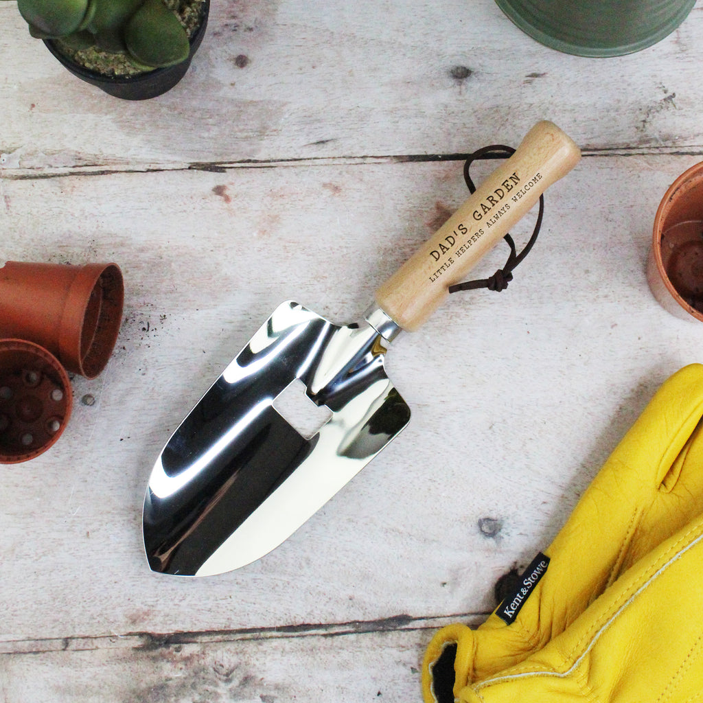 Personalised Dad’s Garden Trowel with Beer Bottle Opener