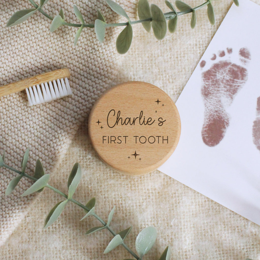 Personalised Baby’s First Tooth & Curl Box