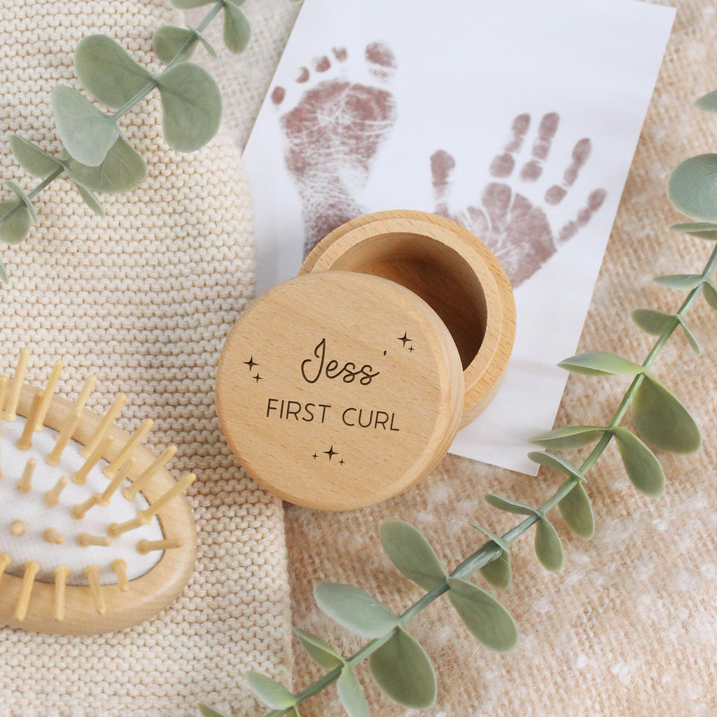 Personalised Baby’s First Tooth & Curl Box