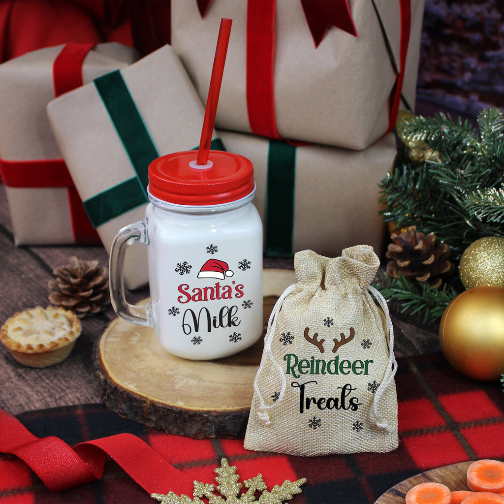 Santa’s Milk Bottle & Reindeer Treats Bag 