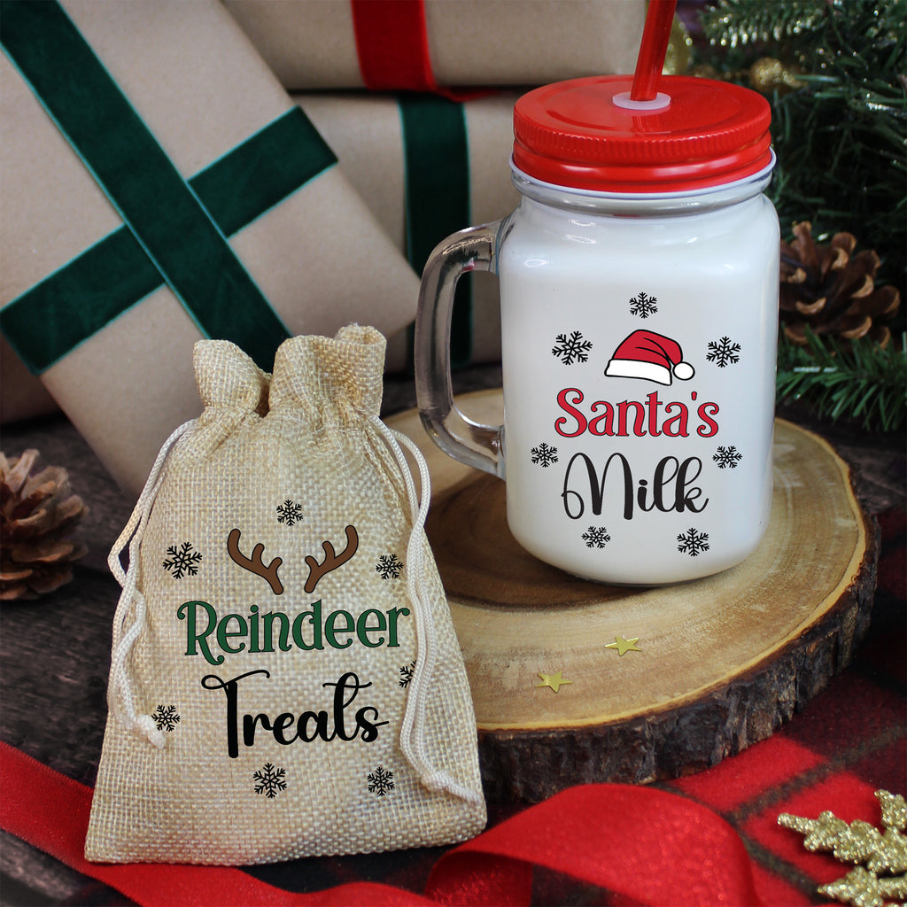 Santa’s Milk Bottle & Reindeer Treats Bag 