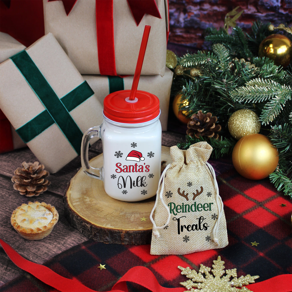 Santa’s Milk Bottle & Reindeer Treats Bag 