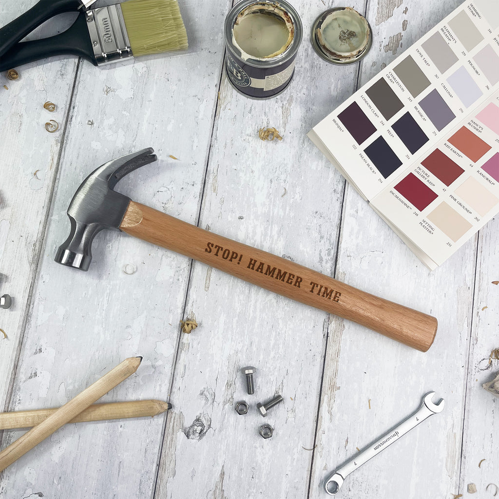 Personalised Wooden Claw Hammer - Any Text