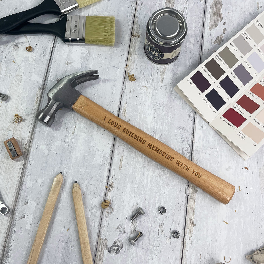 Personalised Wooden Claw Hammer - Any Text