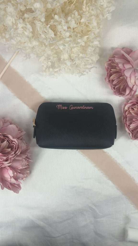 Personalised Medium PU Leather Teacher Pencil Case