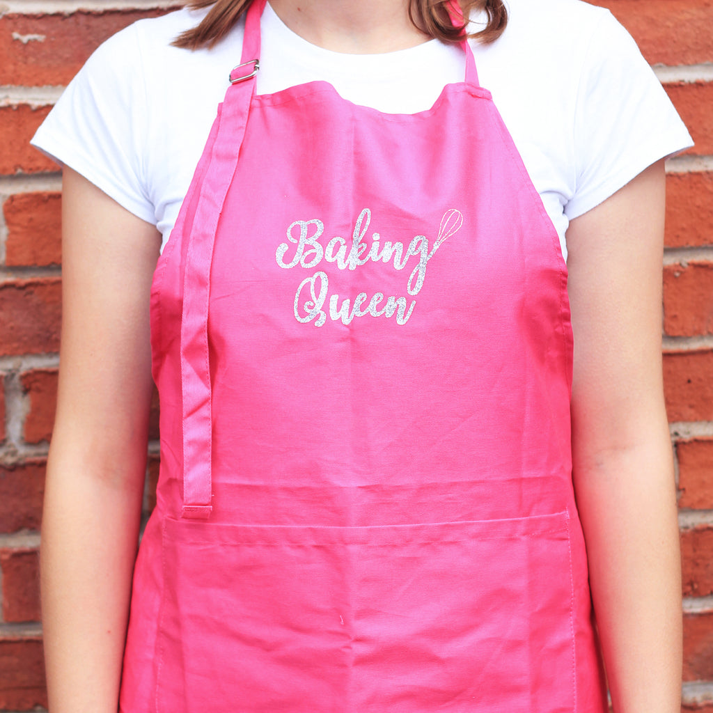 Adults Pink 'Baking Queen' Apron