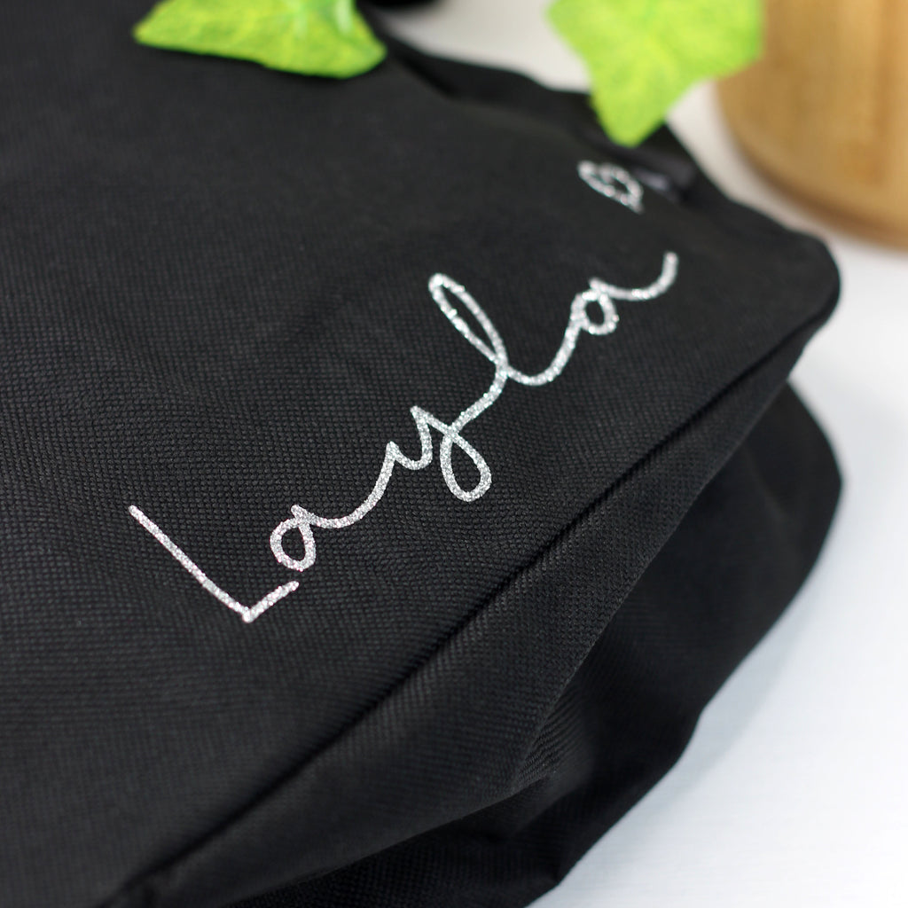 Personalised Black Lunch / Cooler Bag with Name