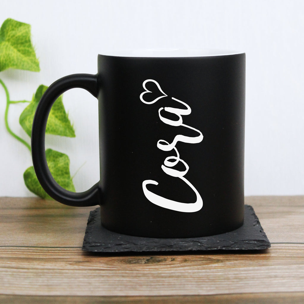 Personalised Ceramic Calligraphy Style Neon Mug
