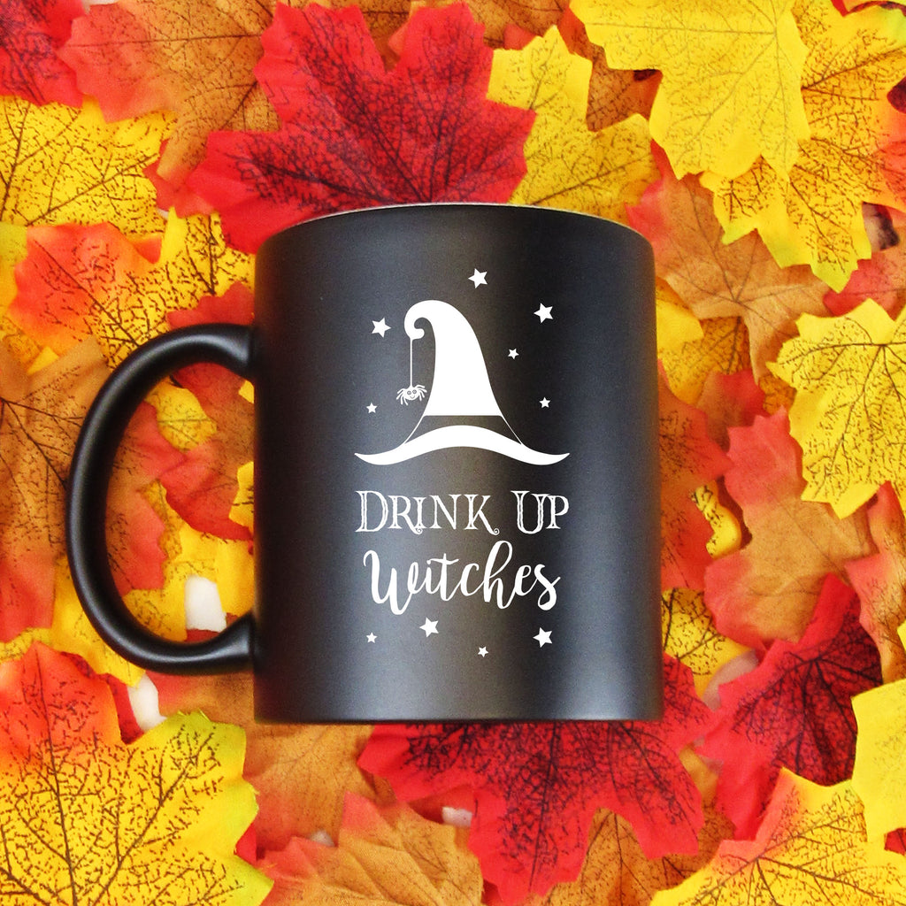 Personalised 'Drink Up Witches' Halloween Mug, 350 ml Ceramic Coffee Mugs