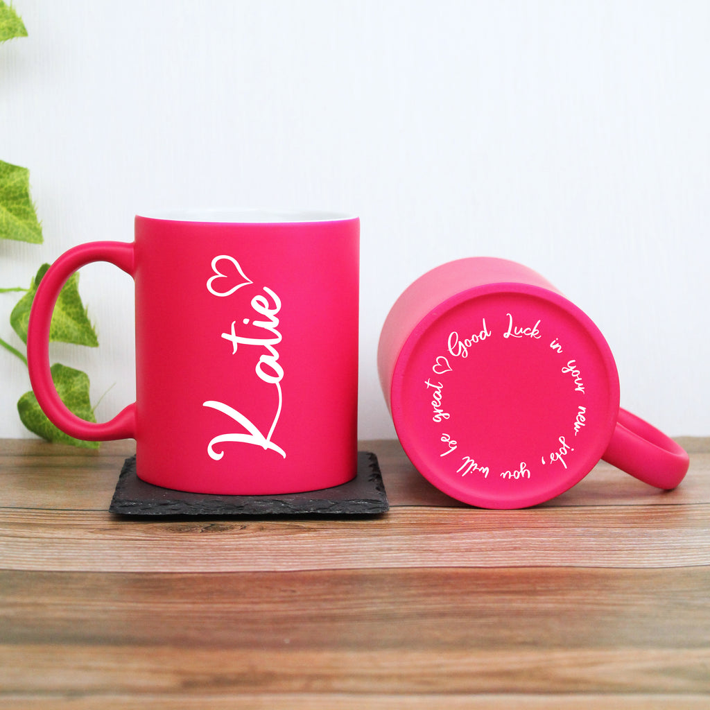 Personalised 350ml Neon Coffee Mug