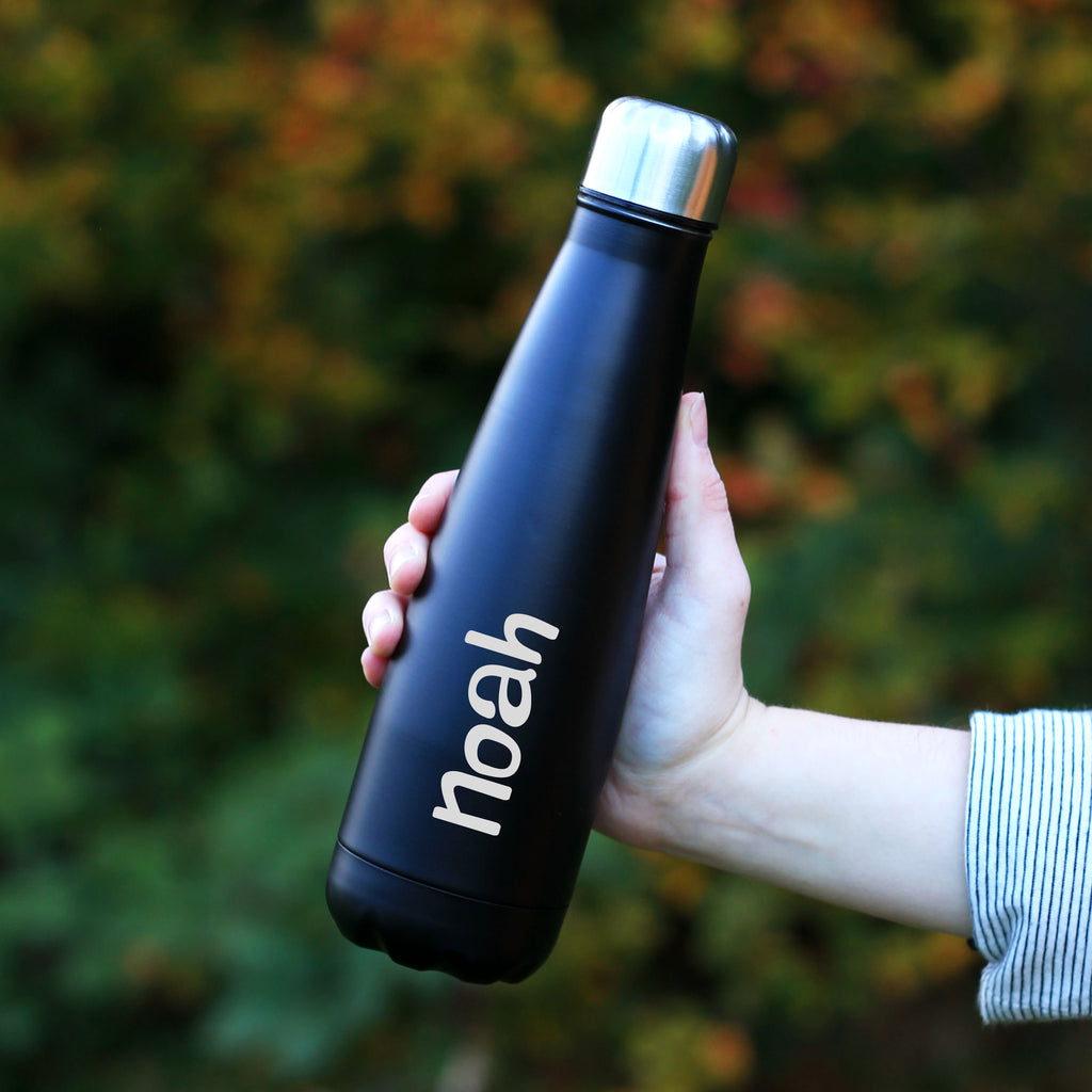 Personalised Reusable 630ml Metal Sports Water Bottle