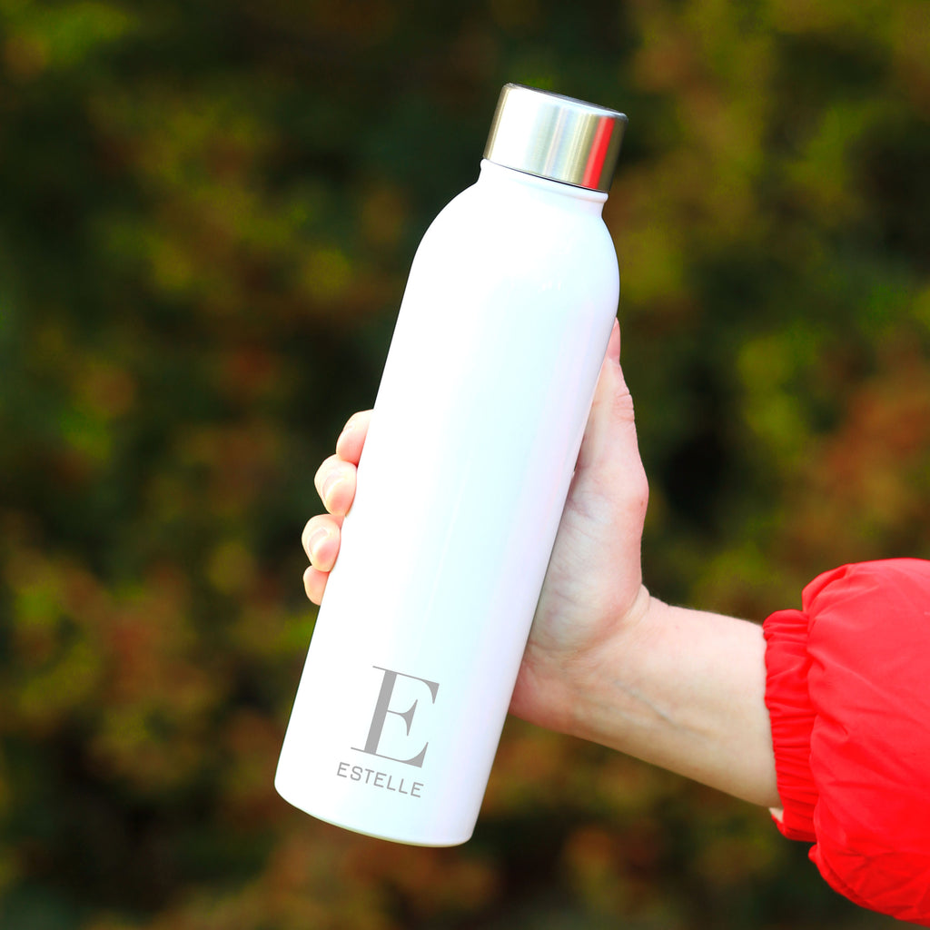 Custom Name & Initial Reusable 500ml BPA Free Leakproof Water Bottle