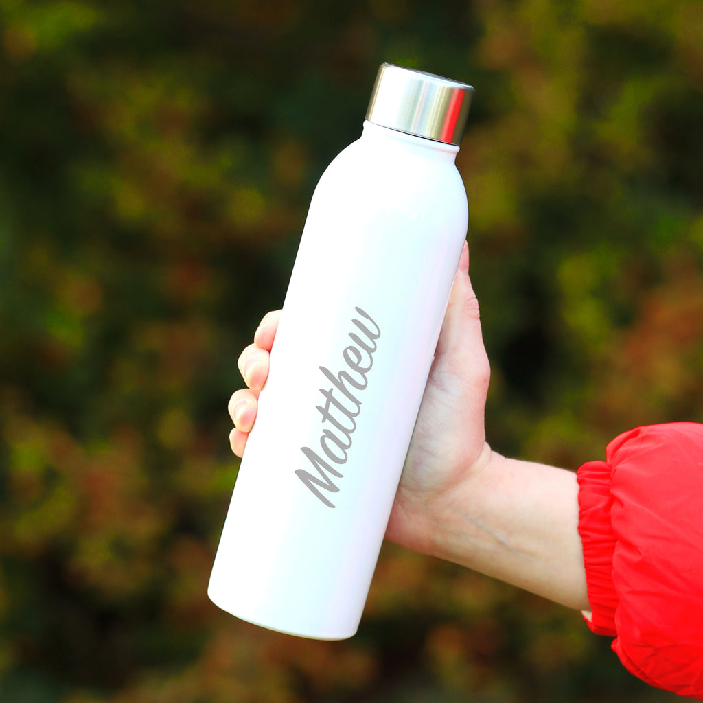 Personalised Insulated Drinking Flask with Laser Engraving