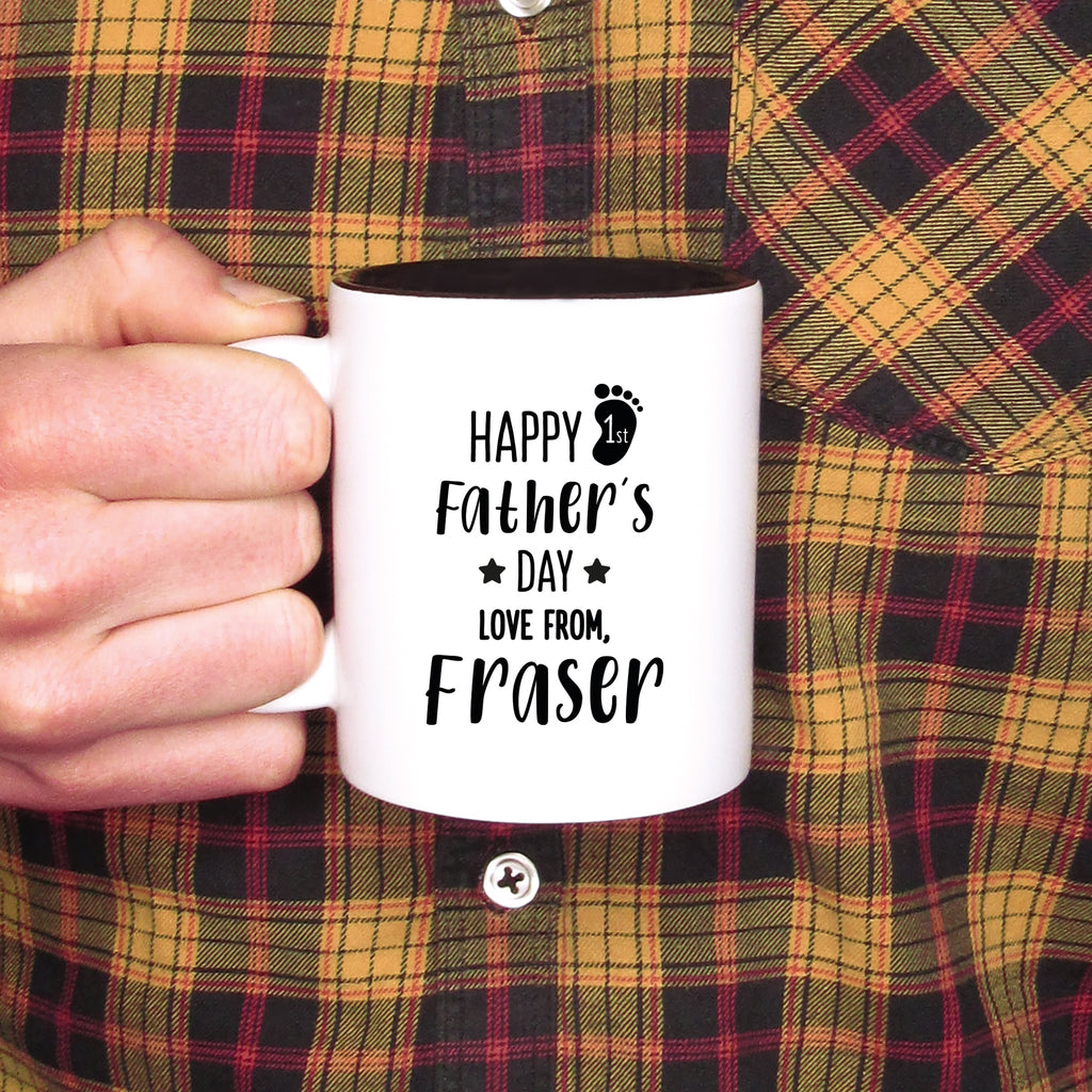Personalised "Happy 1st Father's Day" Colour Reveal Coffee Mug