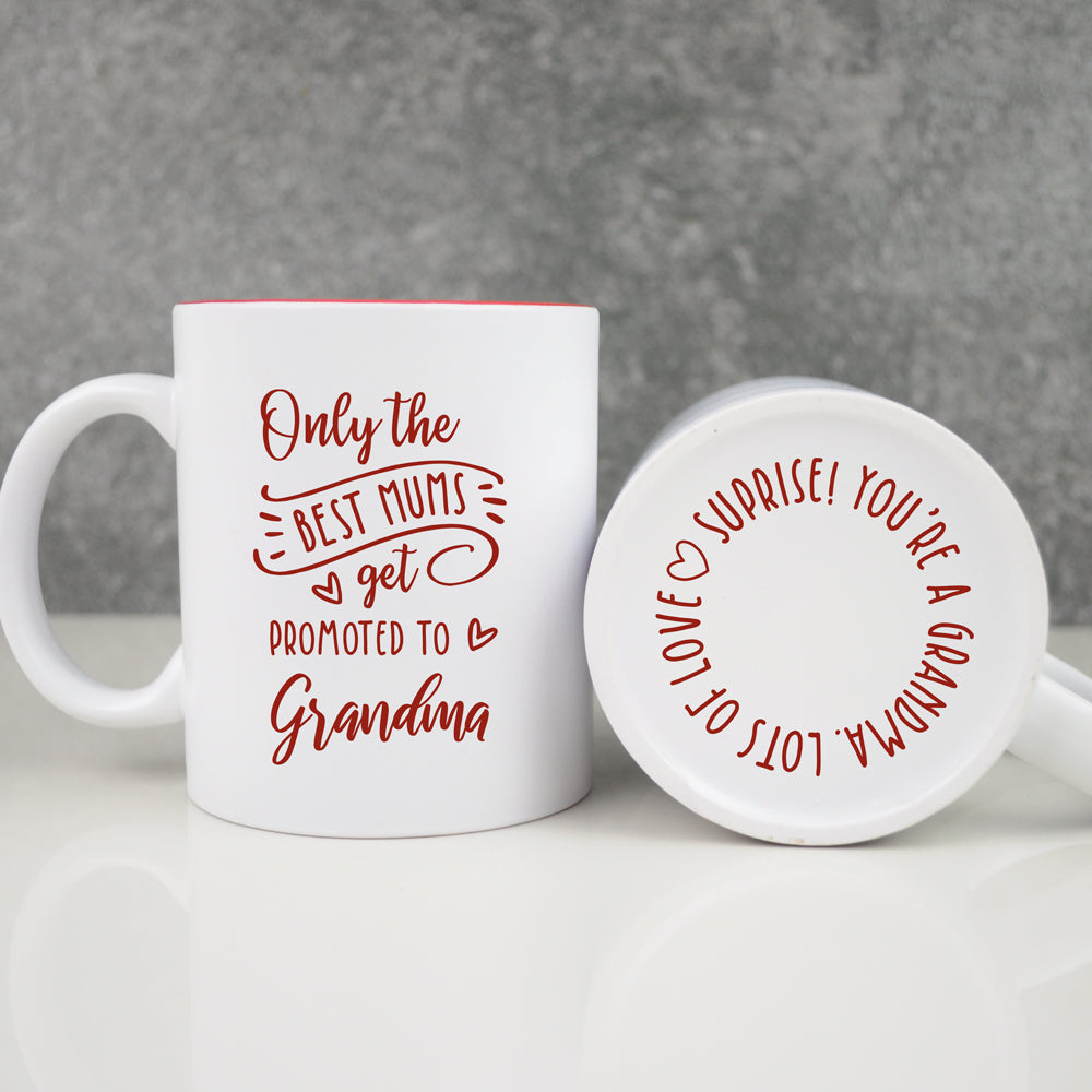 Baby Pregnancy Reveal Mug, Gift for Nan, Nanny, Gran, Grandma