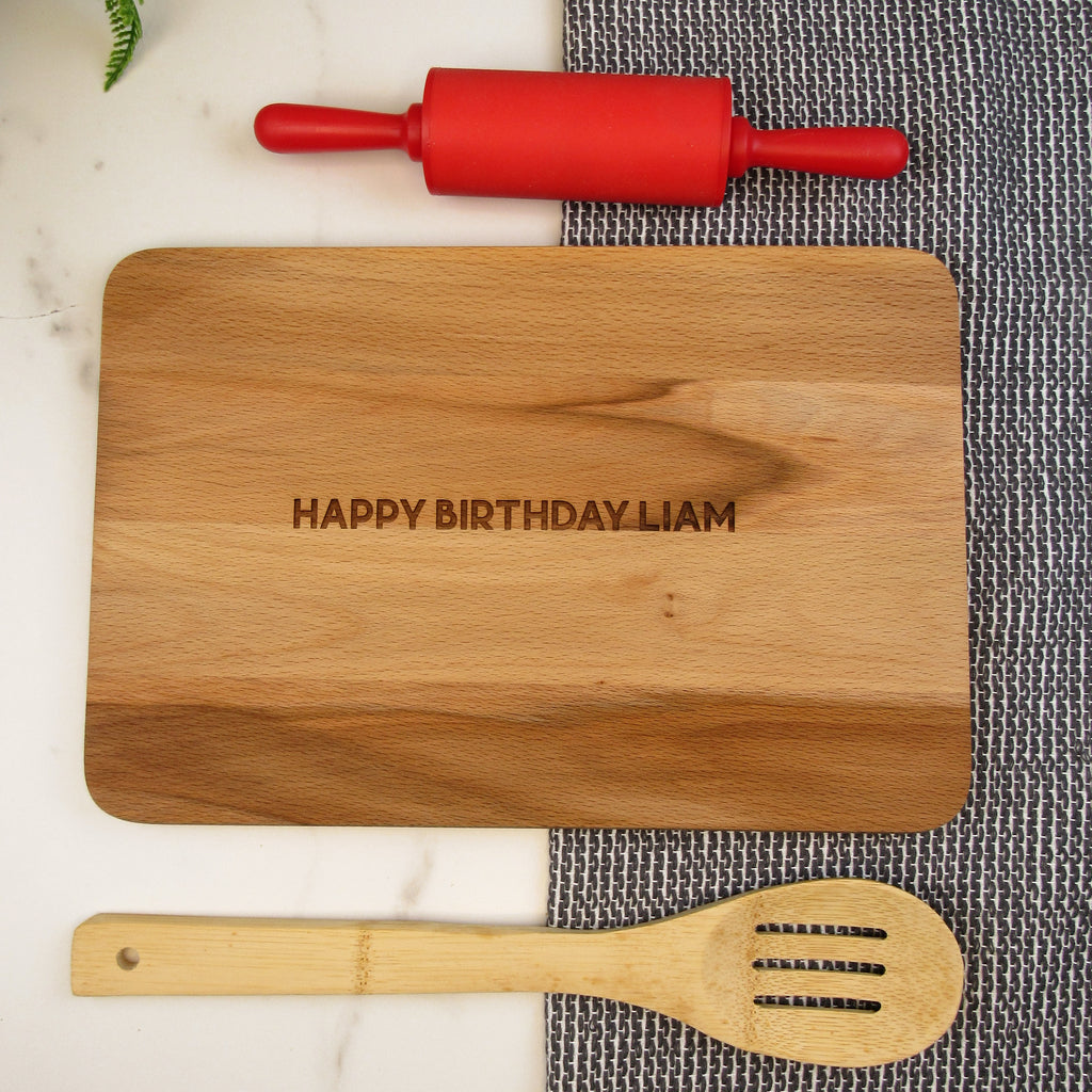 Personalised Wooden 'Baking King' Cutting Board, Baking Gift Cake Stand Gift for Him