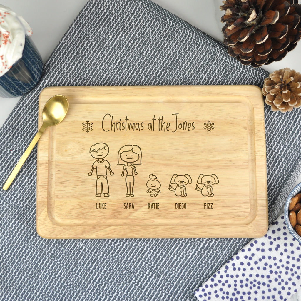 Personalised Christmas At The Chopping Board