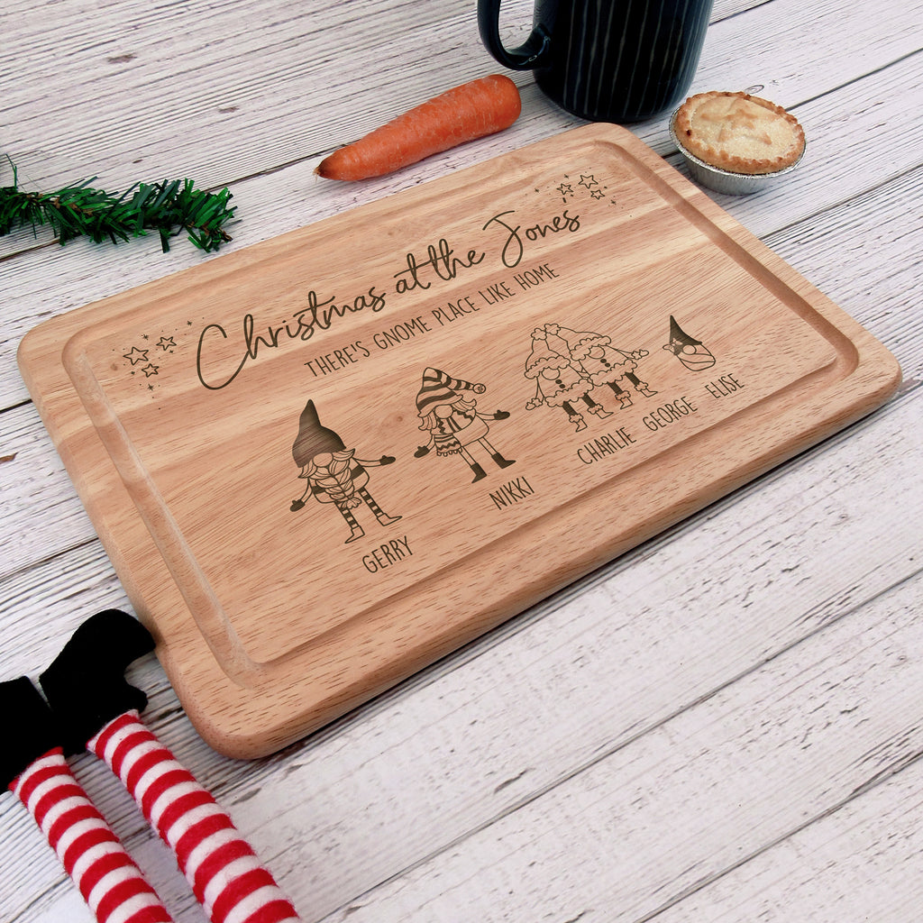 Personalised Gonk Family Christmas Board
