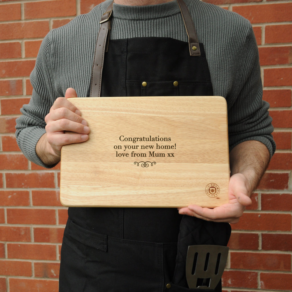 Personalised Wooden Rectangle Pizza Board