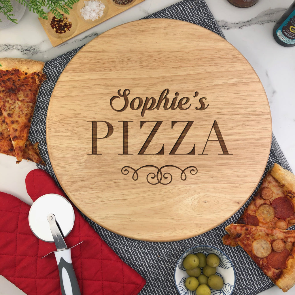 Personalised Wooden Rotating Lazy Susan