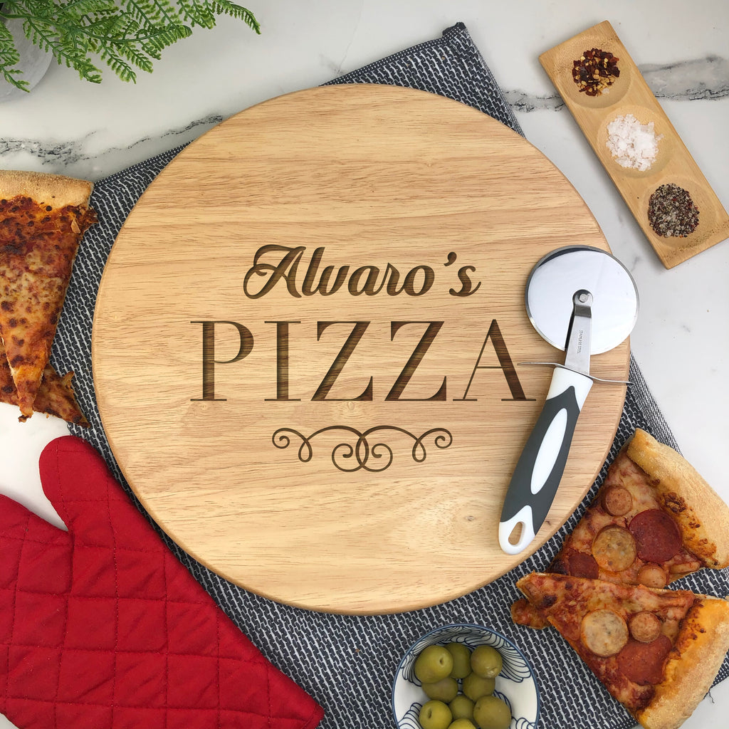 Personalised Wooden Rotating Lazy Susan