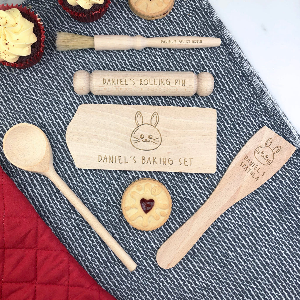 Personalised Children's Easter Baking Set with Utensils