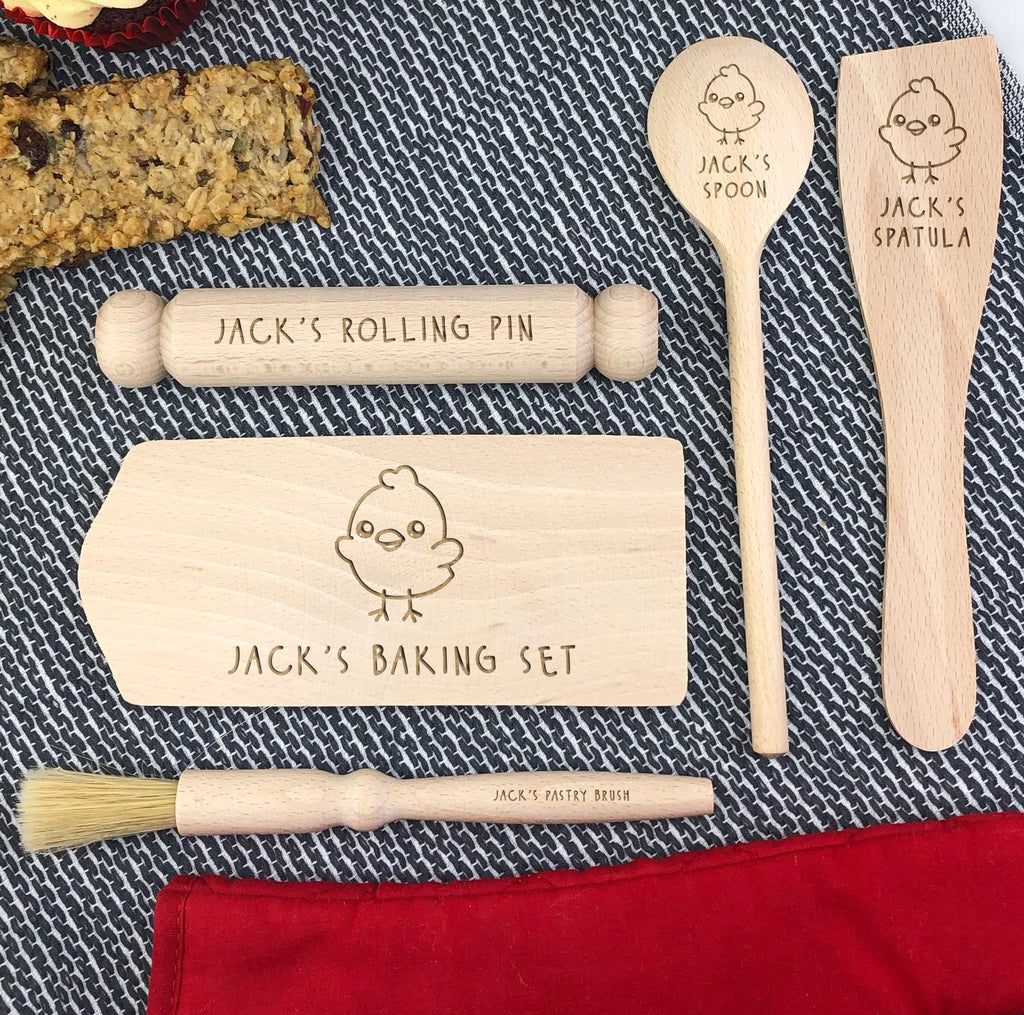 Personalised Children's Easter Baking Set with Utensils
