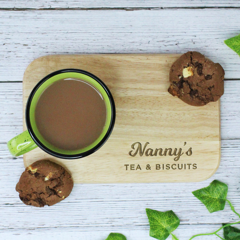 Personalised Grandad's Tea & Biscuit Board