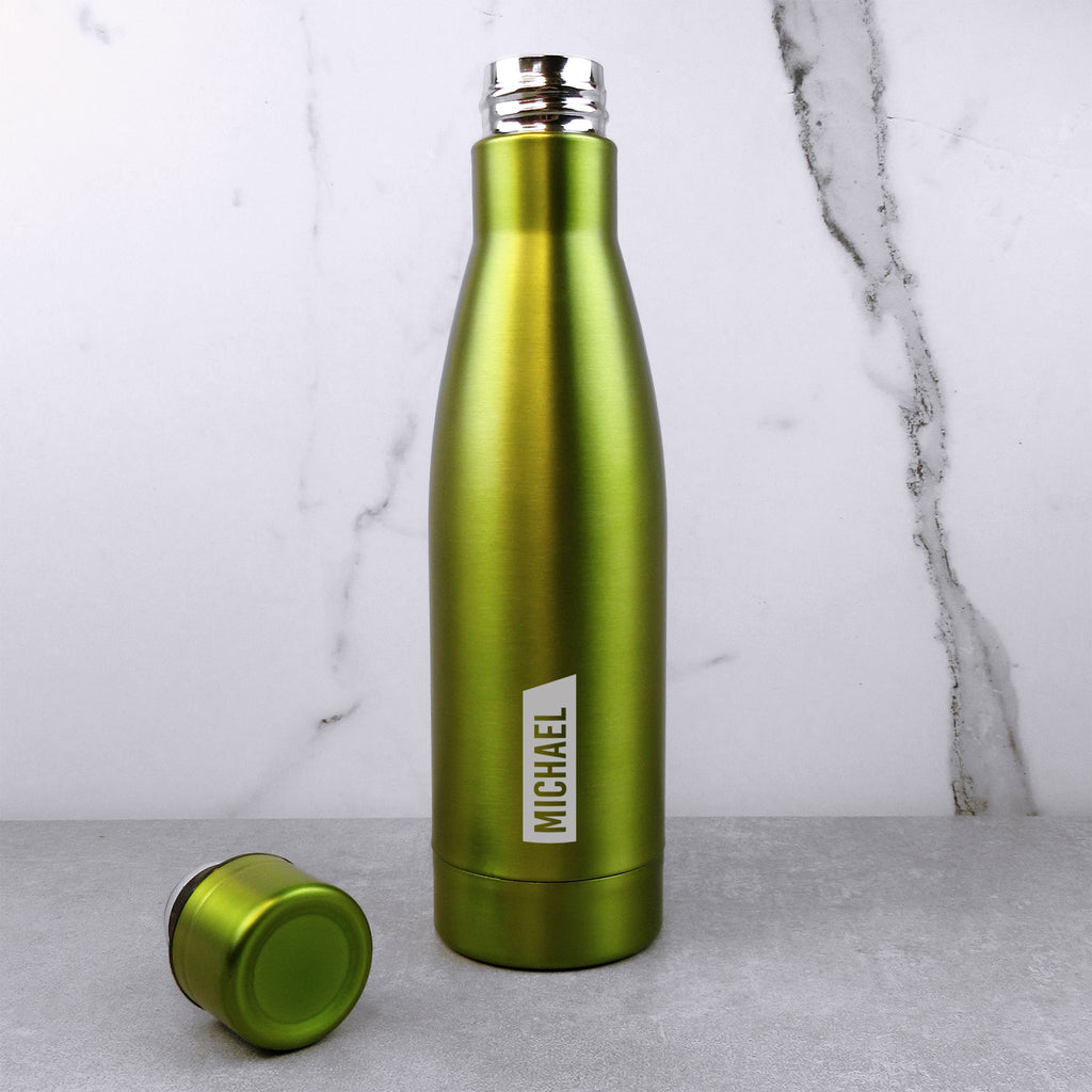 Personalised 500ml Copper Vacuum Insulated Water Bottle