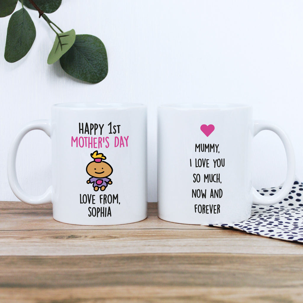 Personalised 'Happy 1st Mother's Day' Coffee Mug