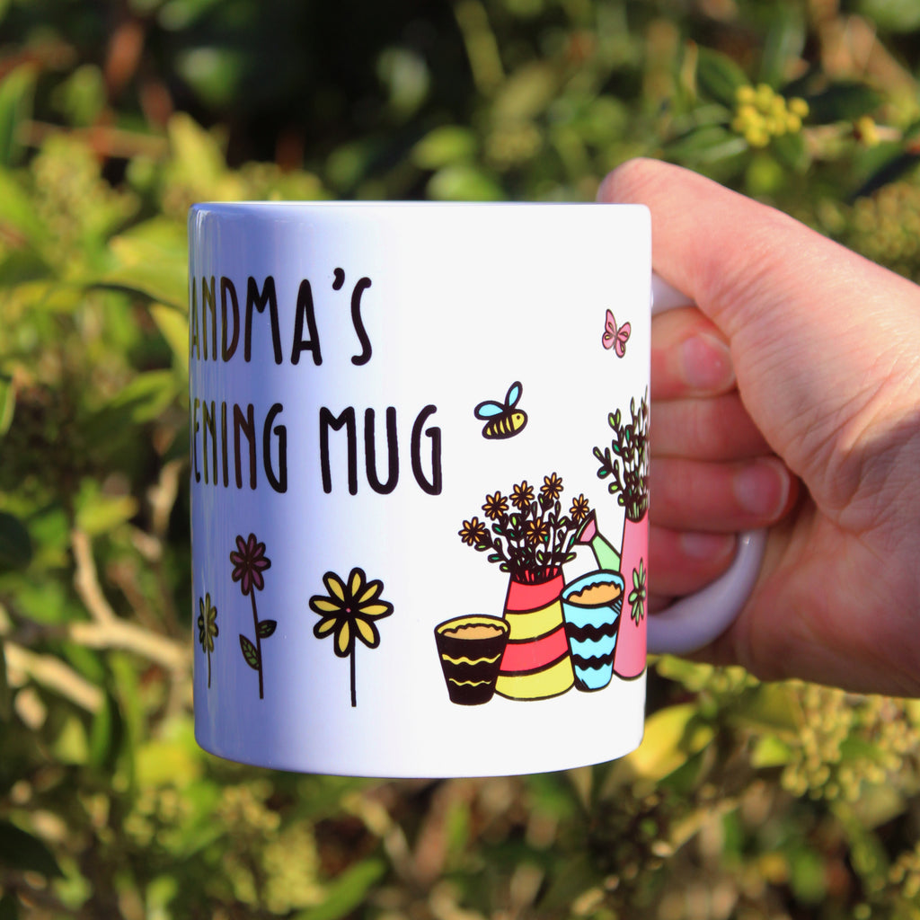 Personalised Grandma's Garden Mug