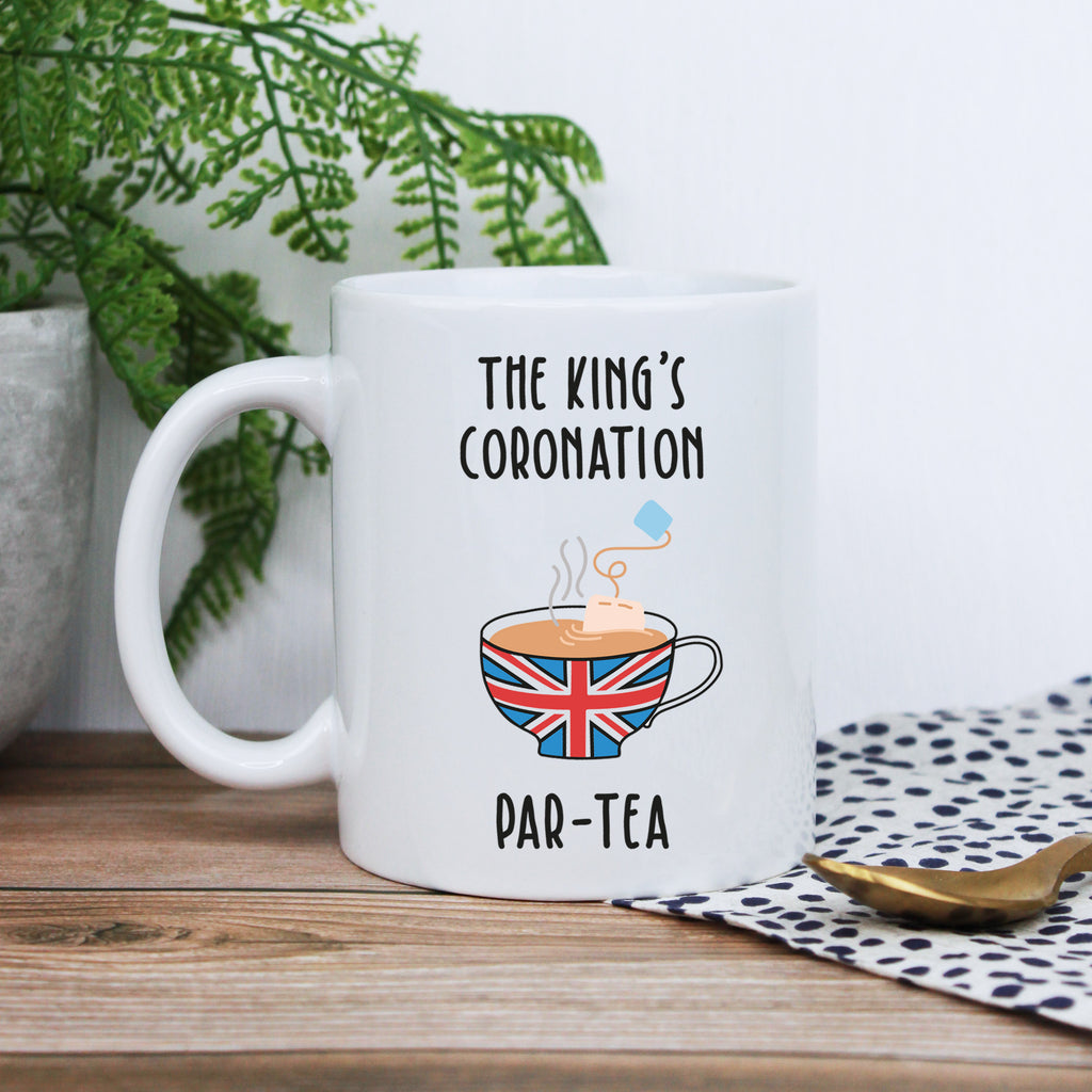 The King's Coronation Par-Tea Tea & Biscuits Board with Coffee Mug & Coaster Option