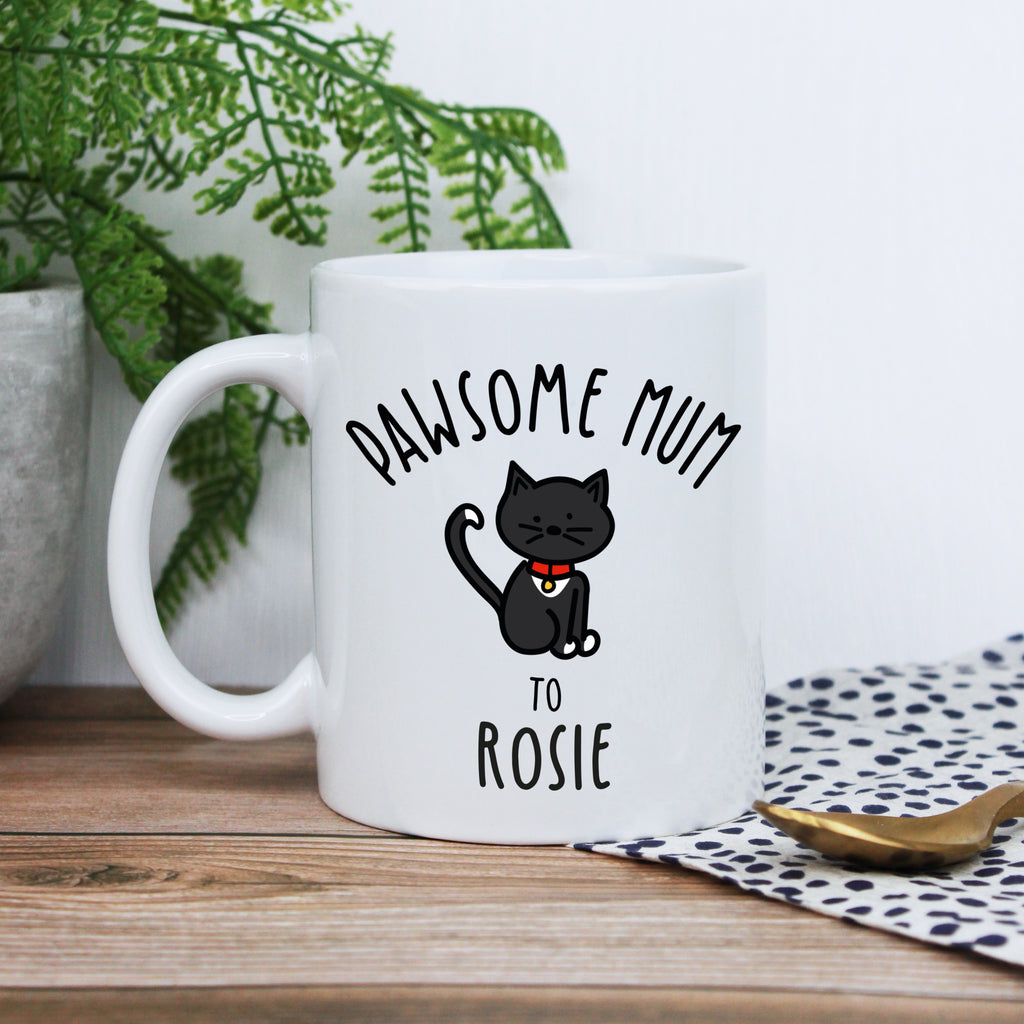 Personalised 'Pawsome Mum' Coffee Mug