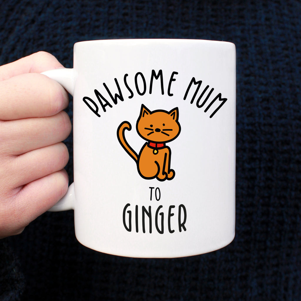 Personalised 'Pawsome Mum' Coffee Mug