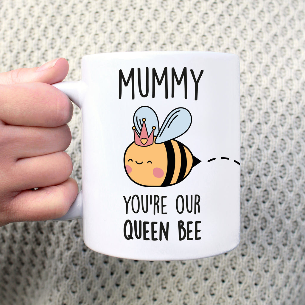 Personalised 'Mum You're Our Queen Bee' Coffee Mug
