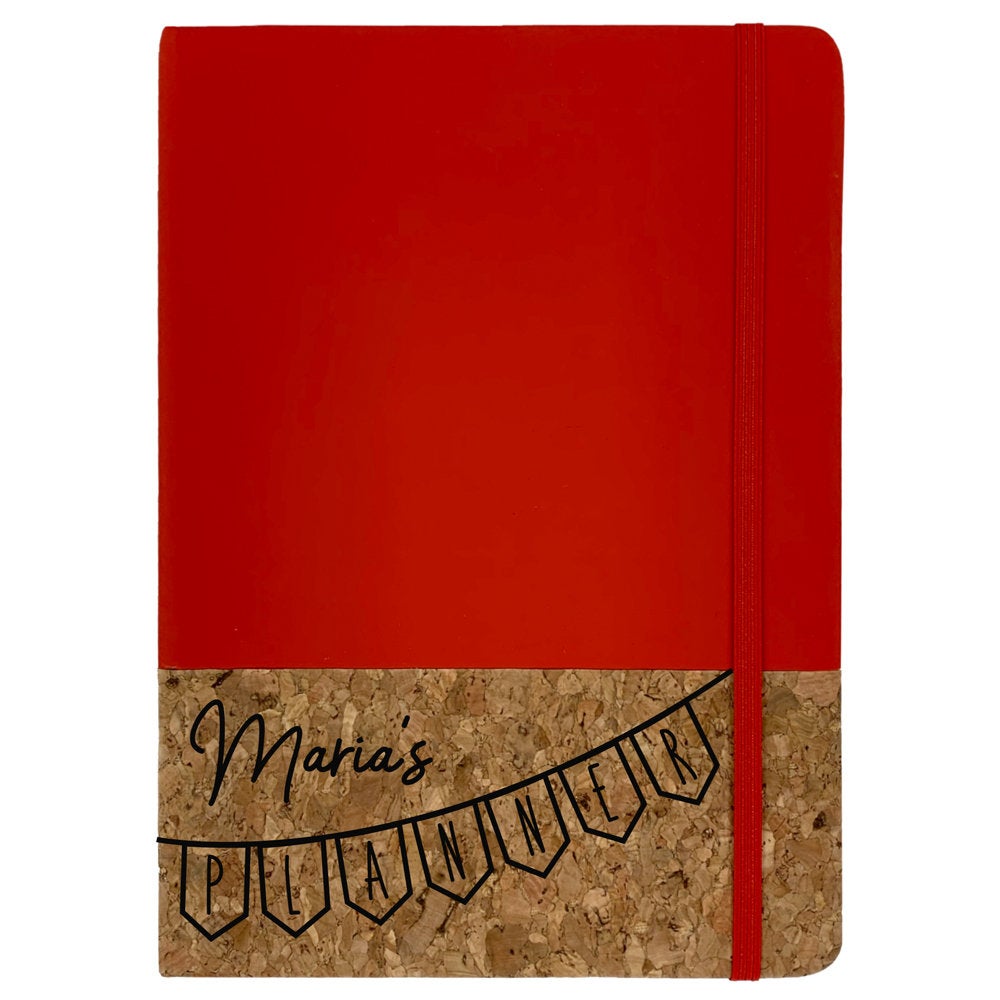 A5 Personalised Cork Notebook