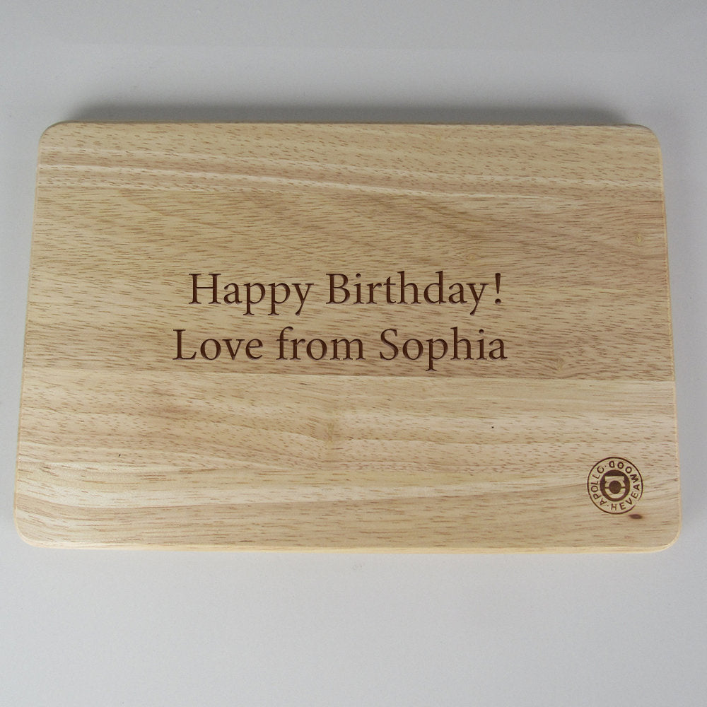 Personalised G&T Chopping Board - When life gives you lemons, add Gin, Tonic and Ice