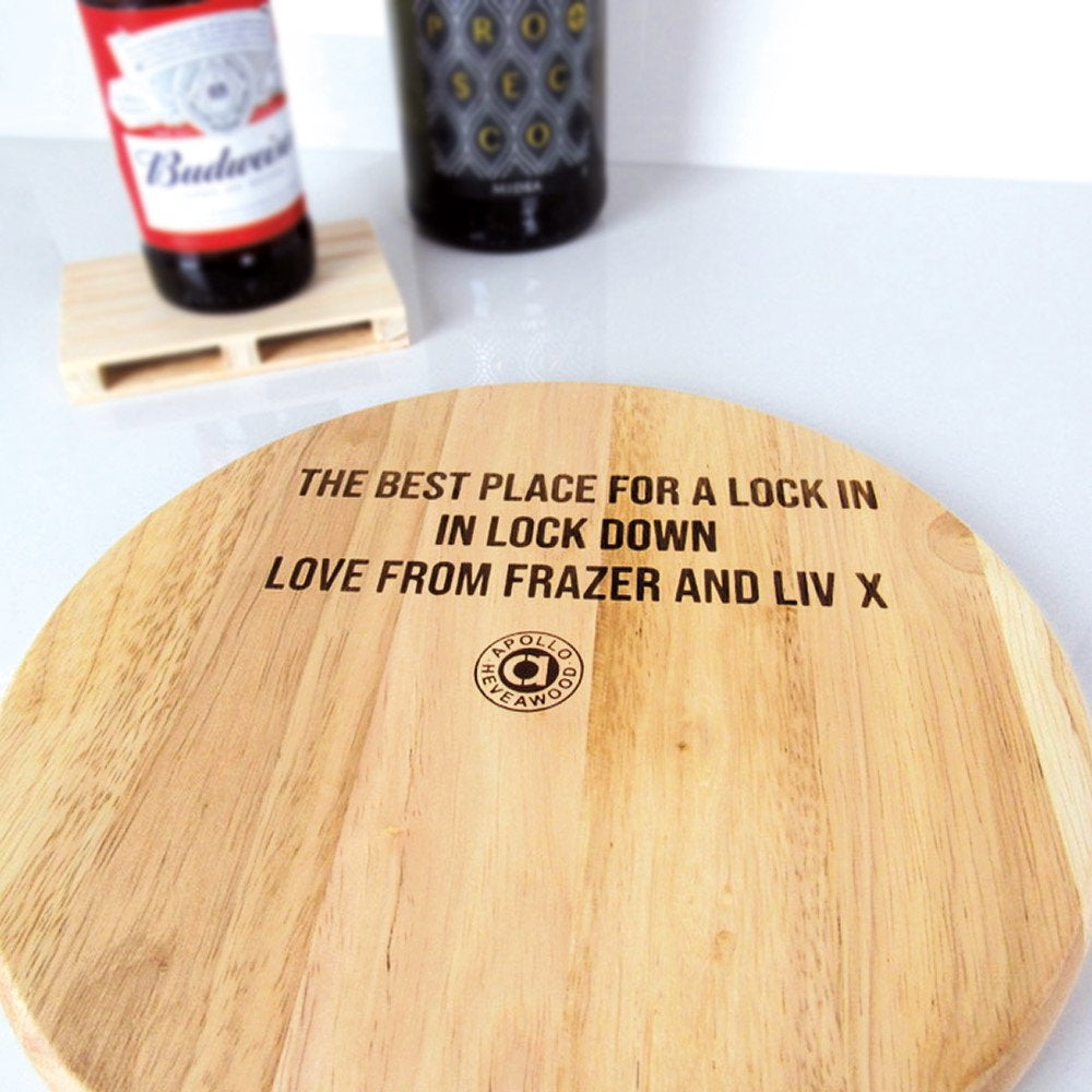 5 Star Bar Personalised Wooden Chopping Board